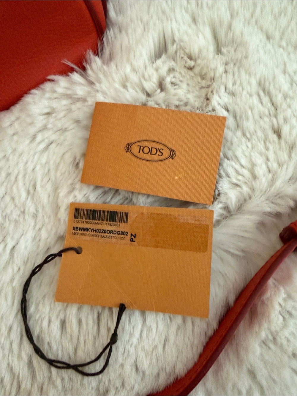 Tod's Miky Bauletto (D-Styling) Satchel - Red-Orange Women Bag - Picture 2 of 8